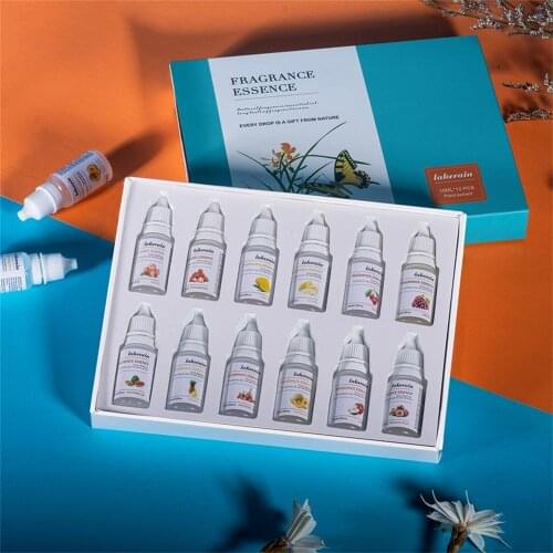 120ml 12 Plant/fruit Flavor Lip Gloss Flavoring Essence Base Food Grade Fragrance Flavoring Essential Oil Fragrance Essence DIY