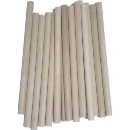 20PCS 14cm Wooden Dowel Rods Wood Round Sticks Unfinished Hardwood Sticks for Crafts DIY Christmas Decoration
