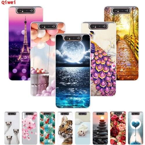 For Samsung A80 Case S20 Silicone Painted Phone Back Coque Soft TPU Cover For Samsung Galaxy s20 Ultra Plus A80 a 80 Cases Capa