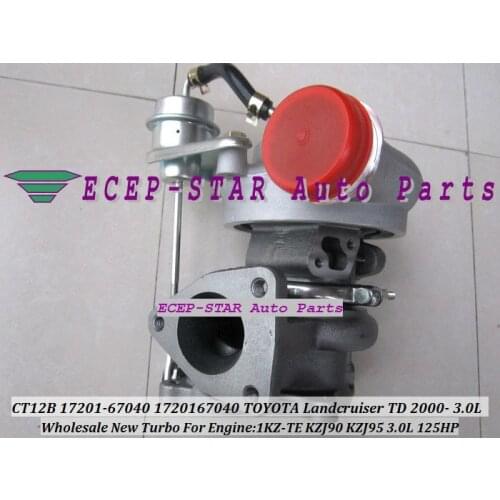CT12B 17201-67020 17201 67020 1720167020 Turbo For TOYOTA LANDCRUISER 1KZ-TE KZJ90 KZJ95 4-RUNNER HI-LUX 1993- KZN130 3.0L D