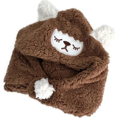 Baby Knitted Hat Children Autumn Winter Fashion Lovely Lamb Wool Cap Boy Baby Gril Baby Outdoor Windproof Keep Warm Hats TG0186