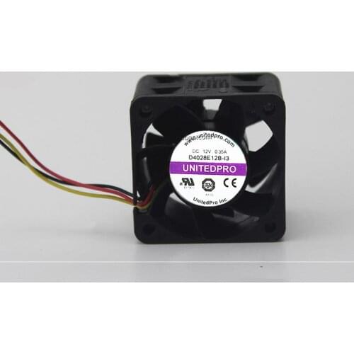 D4028E12B-13 DC 12V 0.35A 4028 4cm server cooling fan