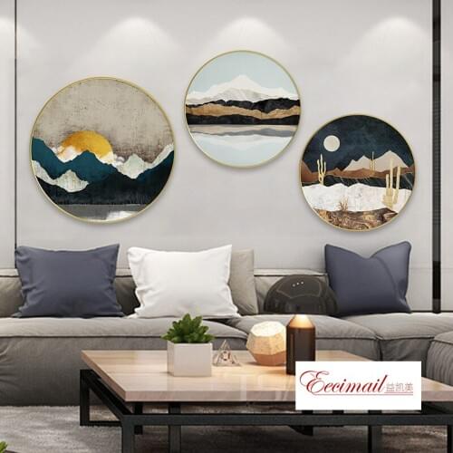 EECAMAIL Diy Diamond Painting Full Round Diamond Painting Cross Stitch Nordic Restaurant Diamond Embroidery Home Decoration