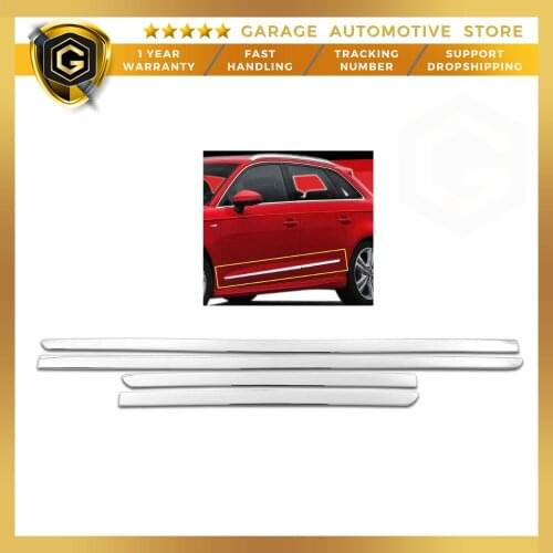 For Audi A3 HB SD Chrome Door Side Trim 2013 Above