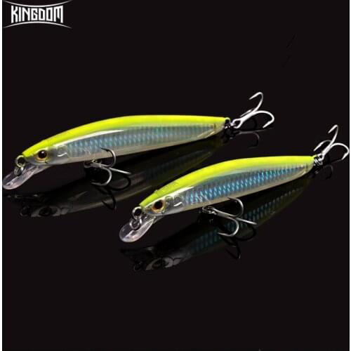 Kingdom Seabass Minnow Fishing Lure Saltwater 23g 30g Artificial Bait Hard Lure Bass Pike Long Casting Laser Fishing Tackle