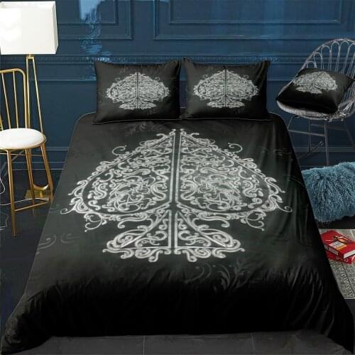 Ace of Spades Quilt Cover Pillowcase 3Piece Comforter Bedding Set With Pillow Case Single Double Duvet Cover Home Decora
