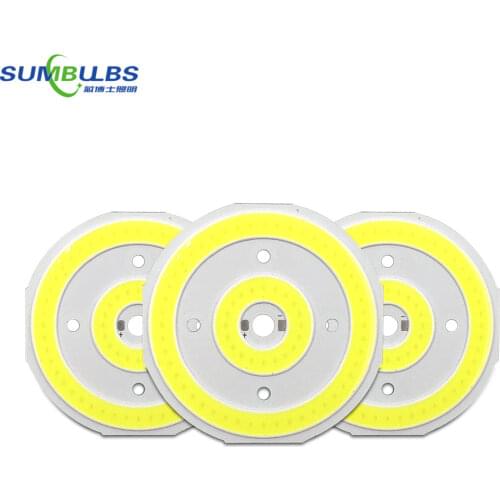 65mm Ring Round 12V COB LED Light 20W DC12V Pure Cold White LED Bulb for DIY Auto Car Lamps Working Lights House Decor Lighting