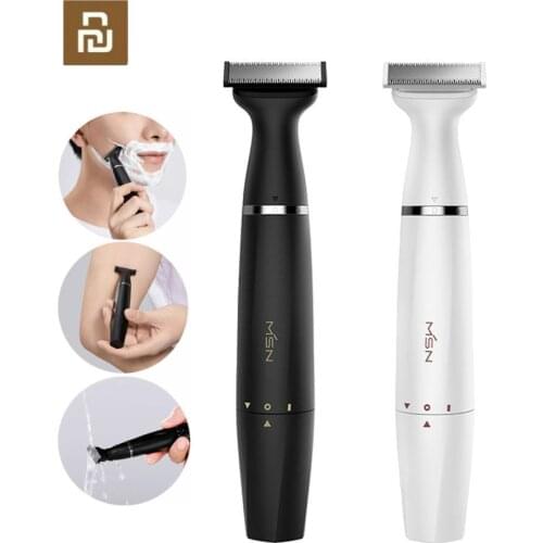 Original2020 New Xiaomi MSN Electric Hair Shaver Razor Waterproof Dry & Wet Body Leg Armpit Hair Eyebrow Styling Trimmer for Men
