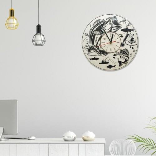 Versatile Convenient PVC Beautiful Hanging Art Clock Portable Wall Clock Durable for Living Room