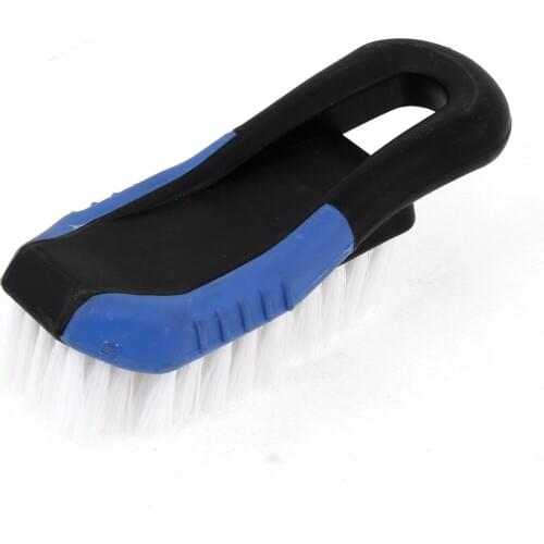 UXCELL Auto Car 14Cm Long Plastic Carpet Chair Clean Brush Black Blue
