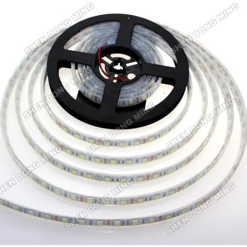 Injection Waterproof IP68 LED Strip Light 300LEDs/5M RGB/White Color rgb led strip waterproof 5050 SMD 10m/Lot