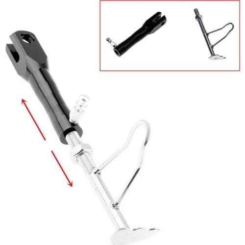 235-270mm Leg Prop Retractable Motorcycle Side Stand Universal Motorcycle Side Stand Adjustable Kickstand