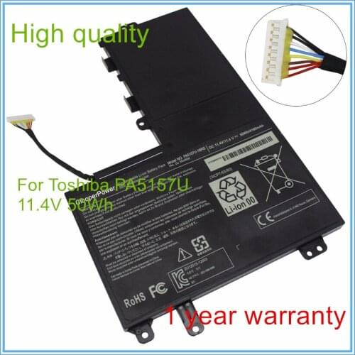 High quality 11.4V 50WH Laptop Battery for E45T E55T-A5320 U490 PA5157U PA5157U1-BRS