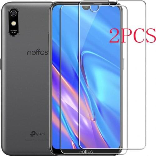 2PCS Tempered Glass On For TP-Link Neffos Y5 Y5s Y6 X9 X1 Lite C9A C9 C9s C9 Max X20 Pro Protective Film Screen Protector Cover