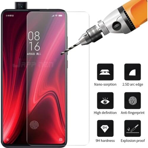 10PCS Tempered Glass For Xiaomi Redmi K20 Pro Protective Glass For Xiaomi Mi 9T Redmi Note 8 Pro K20 CC9E A3 Screen Protector