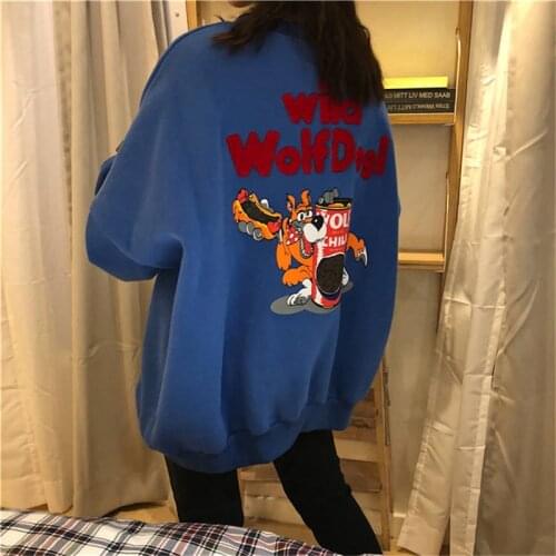 Harajuku Japanese Hoodie Women Funny Korean Tops Sweatshirt Women Men Clothes Long Sleeve Pullover Loose Jumper Girls Hoodie