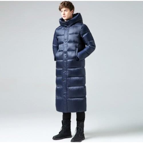 Winter Long Goose Down Jacket Men Clothes Puffer Jacket Mens Down Coat Parka Jackets Doudoune Homme 0005 KJ1336