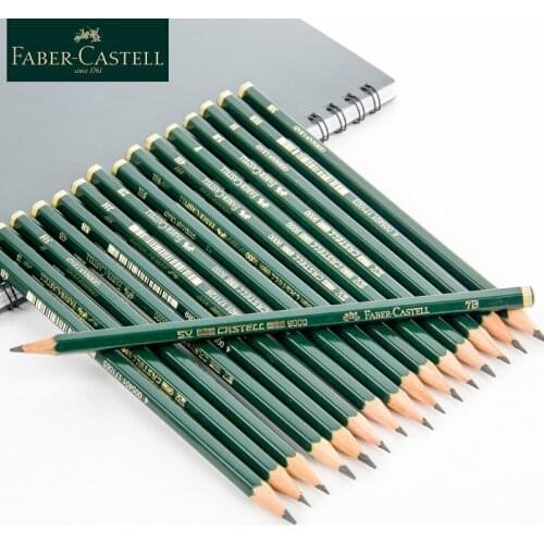 12/16pcs Germany Faber Castell 9000 Sketching Pencils Art Graphite Pencils for Writing Shading Sketch Drawing Design