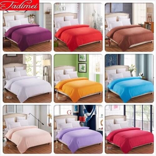 150x200 180x220 200x230 220x240 1 piece Duvet Cover Adult Kids Child Soft Cotton Quilt Comforter Bag Single Twin Queen King Size