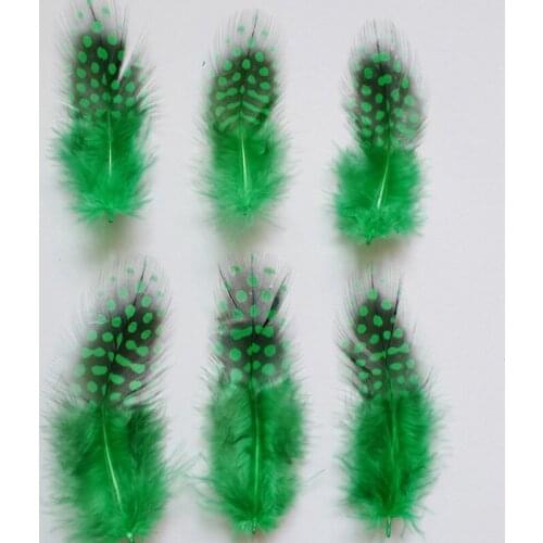 Pretty Wholesale 20pcs Green Pearl Chicken Feathers 6-10 CM DIY Jewelry Clothing Hat Decoration Accessories