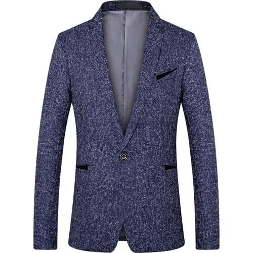 2021Fashion brand mens casual suit jacket autumn new mens trend of slim suit jacket business all-match suit jacket men