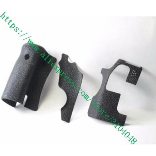 3 Pcs Body Grip Rubber Cover Shell Replacement Part For Canon 70D Camera Part