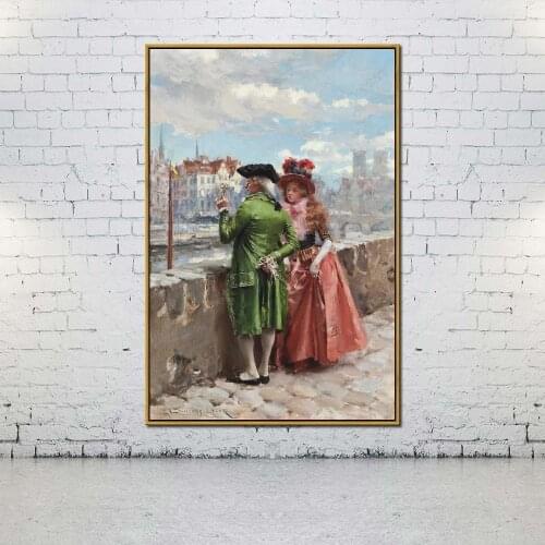 Artcozy Oil Canvas Painting Henri- Lesur For Home Decoration Wall Art