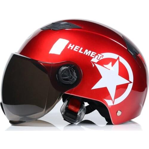 Multiple Color Motorcycle Helmet Scooter Bike Open Face Half Baseball Cap Anti-UV Safety Hard Hat Motocross Helmet Protect