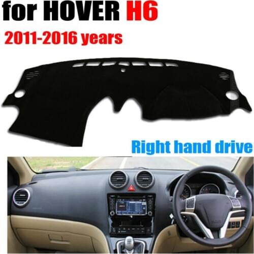 Car dashboard covers mat Right hand drive dashmat pad dash cover auto dashboard accessories for HOVER H6 2011-2016 years