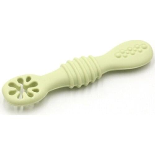 Baby-Led Weaning Silicone Spoon Learning Feeding Scoop Training Utensils Newborn Tableware