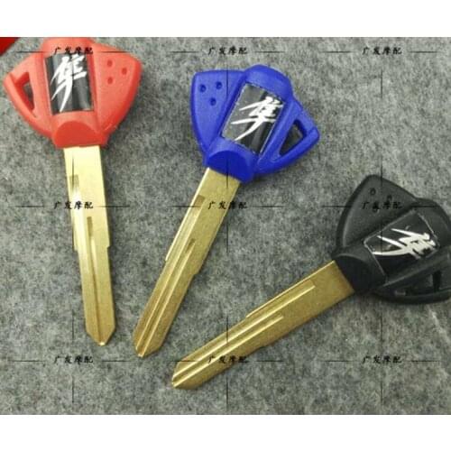 For Motorcycle Brand New Blank Key Uncut Blade For Suzuki GSXR 600 750 1000 SV650 VStromBlank Key Accessories