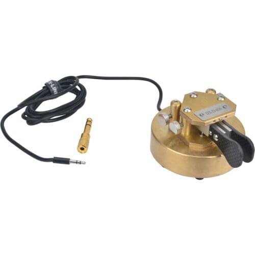 Double Paddles Morse Code CW Magnetic Iambic key 100% pure copper Magnetic return Paddles Morse Iambic key for Amateur Ham radio