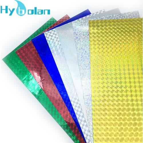 5pc 10*20cm Holographic Adhesive Film Flash Tape For Lure Making Fly Tying Materail Metal Hard Baits Change Color Sticker tackle