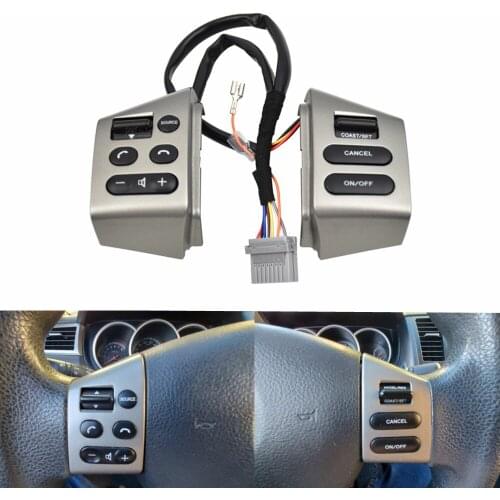 Cruise Control Steering Wheel Buttons Switch For Nissan Sylphy 2005-2017 Tiida 2005-2008 Livina 2007-2010