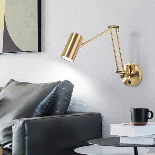 Creative Adjustable Arm Industrial Wall Lamp Indoor Lighting Wall Sconce For Restaurant Bar Corridor Aisle Living Room Lights