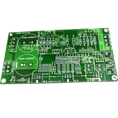 LM1875T power amplifier Front stage and back without noise no current sound PCB empty plate