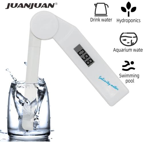SA-917 Digital Salinity Tester 3 IN 1 SG/TEMP/ Salinity Meter Salinometer Aquarium Salty Test Instrument for Pool Soup 30%Off