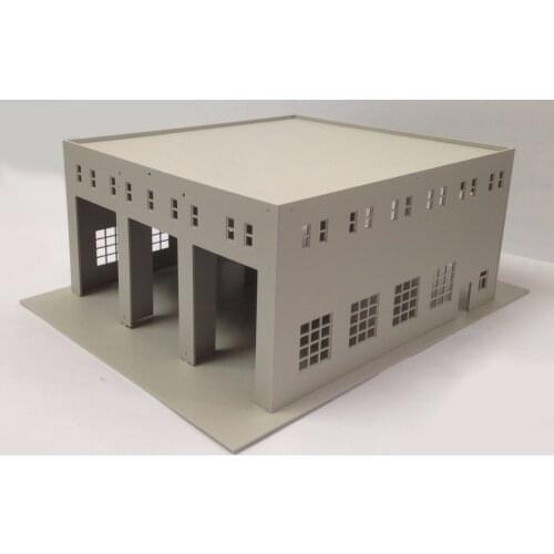 Outland Models Model Train Engine House (3 Stall) HO Scale 1:87 Railway Layout