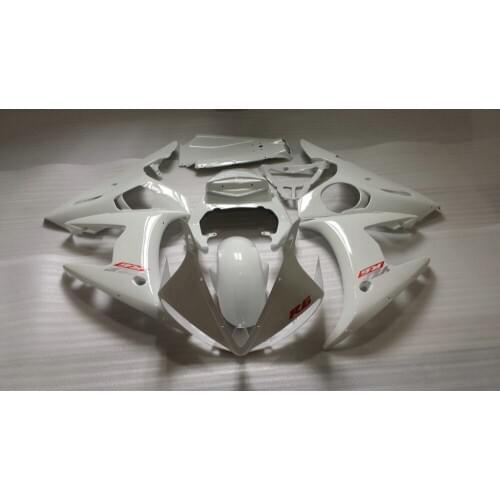 Injection mold Fairing kit for YAMAHA YZFR6 03 04 YZF R6 2003 2004 YZF600 yzfr6 03 04 white ABS Fairings set+7gifts YN36