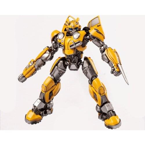 Trumpeter Transformation Bee Yellow Assemble Kit Mini Poacket Warrior Action Figure Robot Toys