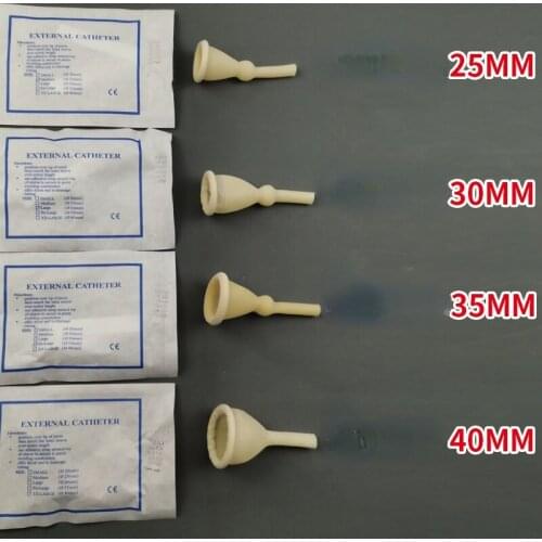 Male External Catheter Medical Sterilized latex catheter urine collector elderly incontinence urinary latex sleeve 25-40mm