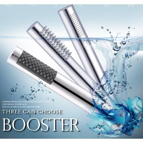 Brass Round Chrome Hand Held Shower Head With 1.5m Hose Set Water Saving Copper Handheld Sprayer