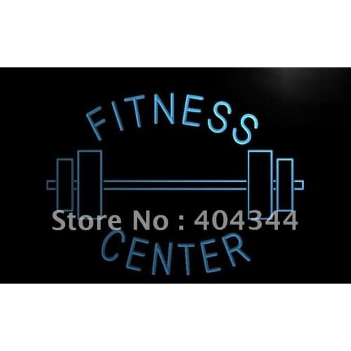 LB313- OPEN Fitness Center Gym Room NEW LED Neon Light Sign home decor crafts