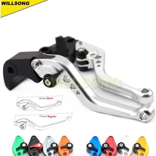 Regular/Short Adjustable Brake Clutch Levers For SUZUKI GSXR600/750/1000 GSXS750 GSR 400/600/750 SFV650 Gladius GW250 Inazuma