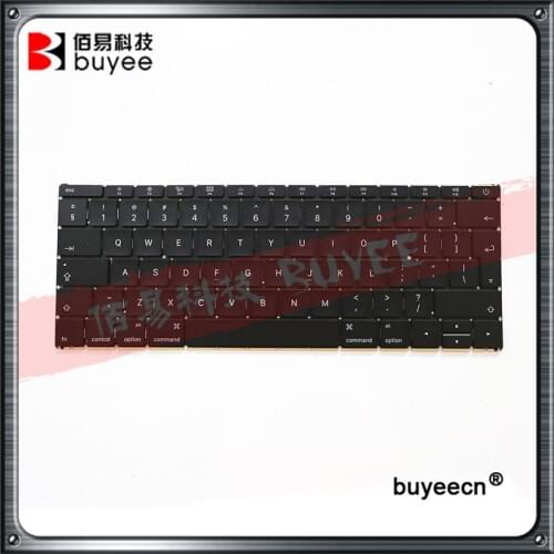 Genuine NEW A1534 UK Keyboards For Macbook Air Retina 12'' A1534 English Keyboard MF855LL/A MF865LL/A 2016 Year Replacement