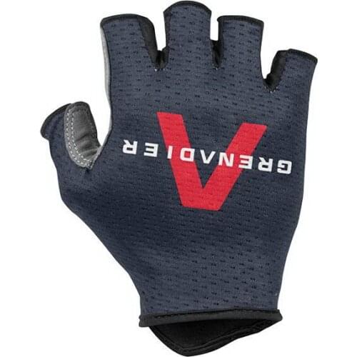 2021 INEOS Grenadier TEAM One Pair Sports Half Finger Cycling Jersey Gloves MTB Road Mountain Bike Bicycle Gel Gloves
