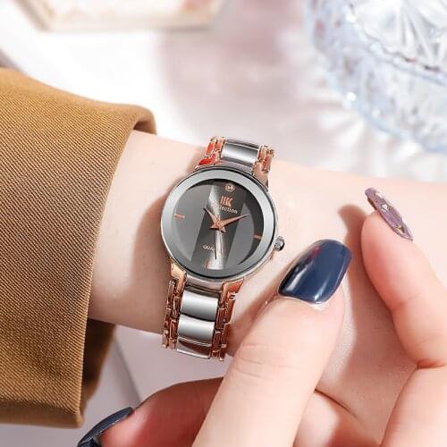 Luxury Rose Gold Stainless Steel Women Quartz Watches High Quality 2021 Best Selling Product Dropshipping Relojes Feminino Clock