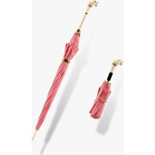 Luxury Umbrella Rain Women Automatic Free Shipping Pink Cute Automatic Japanese Windproof Long Parasol Paraguas Anti Uv Sun E6