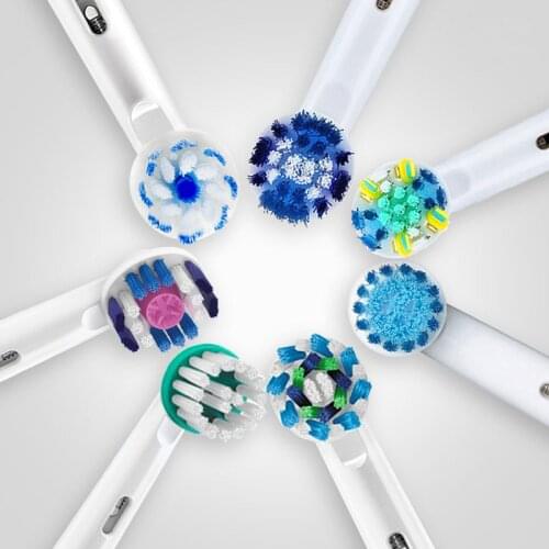 Electric Tooth Brush Heads 12/16pcs/Pack Oral B For Rotary Electric Toothbrush Replacement High Quality Heads For Teeth Cleaning