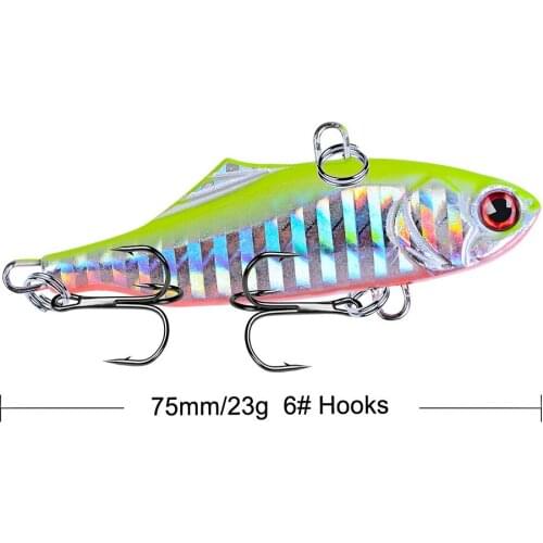 Vib Fishing Lure 7.5cm Weights 23g Bass Fishing Tackle Saltwater Lures Sinking Pencil Articulos De Pesca Isca Artificial Wobbler